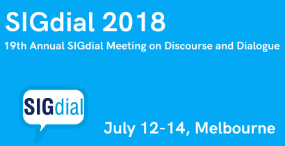 SIGdial 2018 - 19th Annual SIGdial Meeting on Discourse and Dialogue